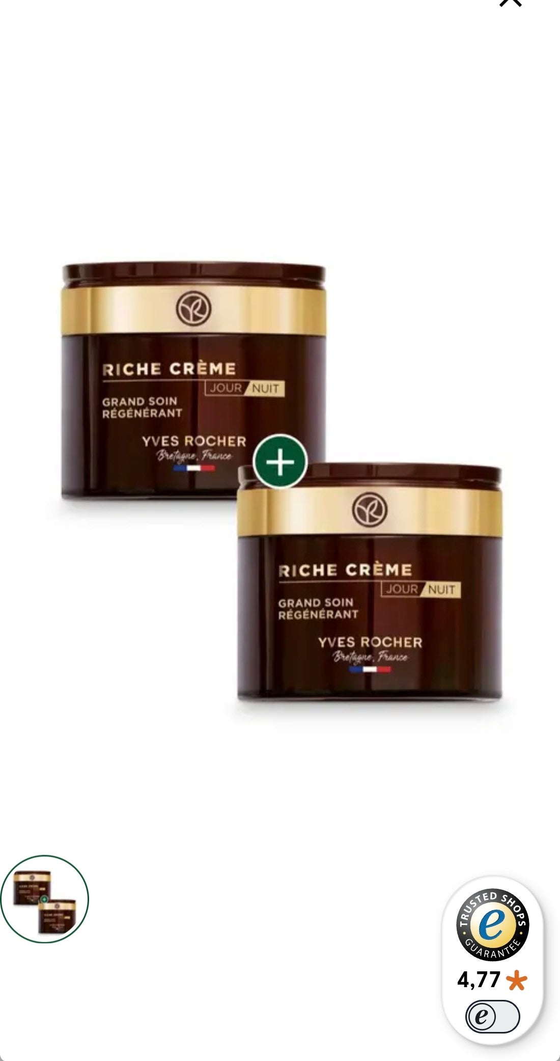 1+1 Intensivpflege Tag & Nacht Riche Creme 75 ml